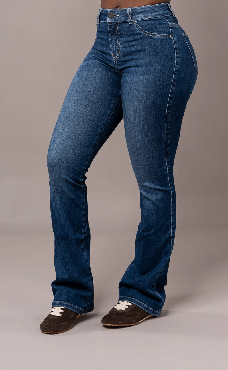 Flared Mid – Azul Zafiro