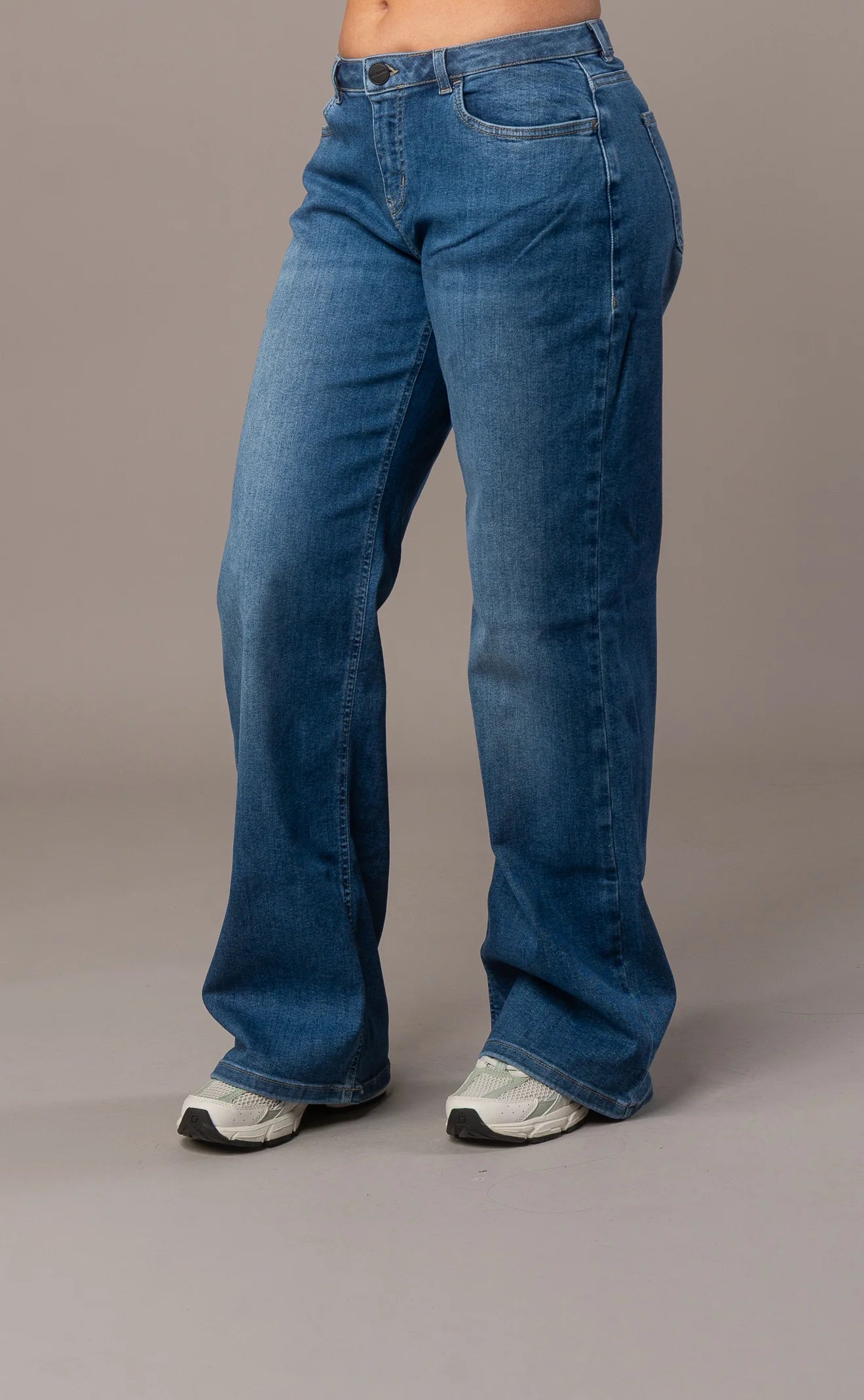 Baggy Cintura Baja - Azul