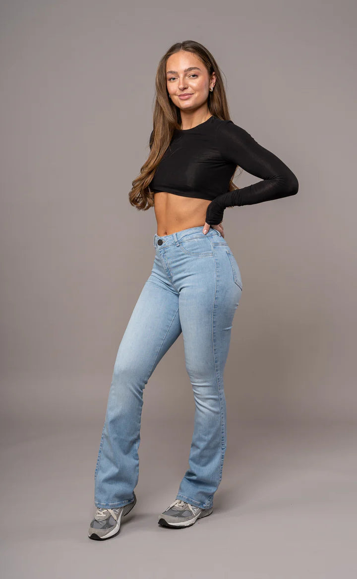 Flared – Azul Claro Ártico